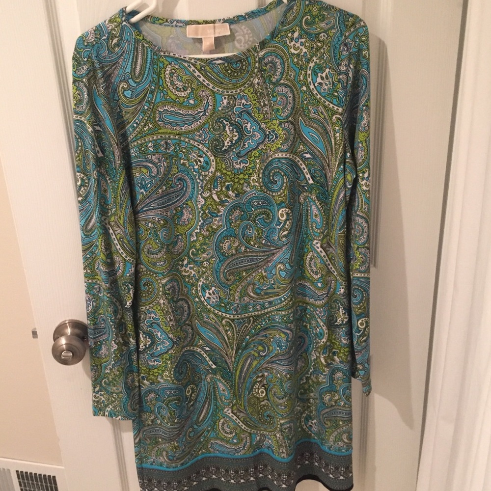 Michael Kors paisley shift dress